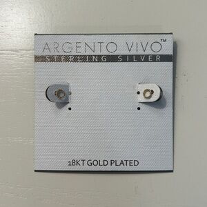 Argento Vivo 18KT Gold Plated Studs